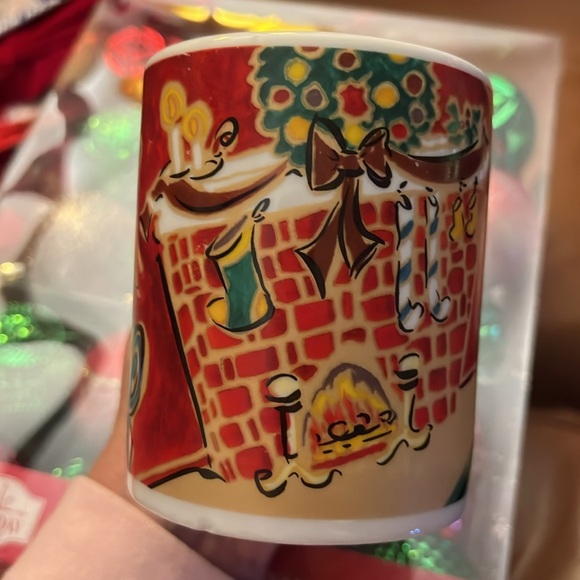 STARBUCKS Home For The Holidays Christmas Illustrated Mug by Mary Graves - Picture 3 of 6